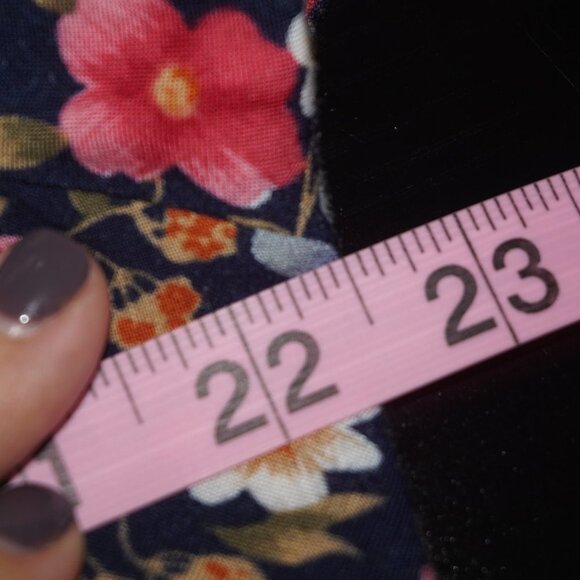 Vintage 90s Floral Midi Dress XL - Picture 12 of 13